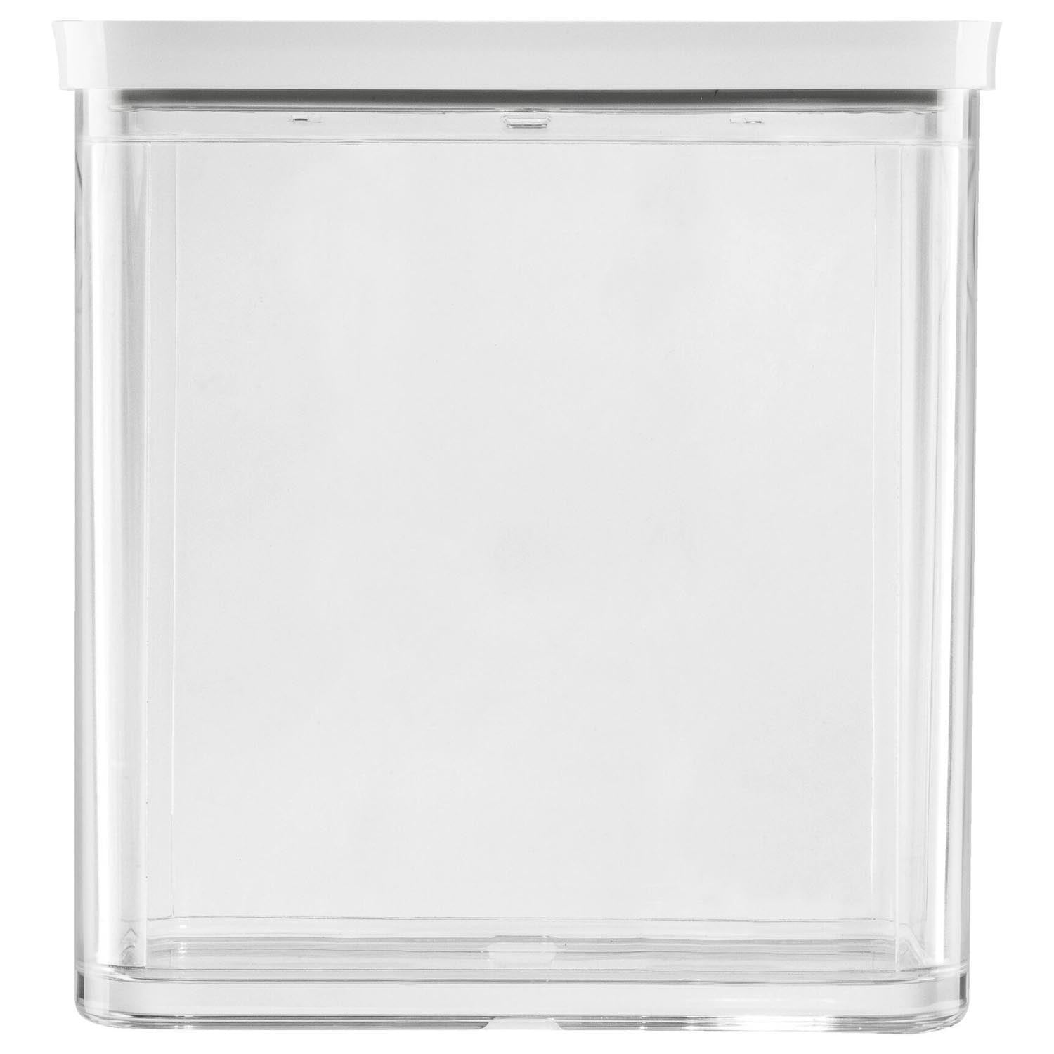 Praktische Cube Box von Zwilling, 3M, 22.8x21.4x10.7cm, 2.9l, transparent-weiss, ideal zur Aufbewahrung und Organisation von Gegenständen.