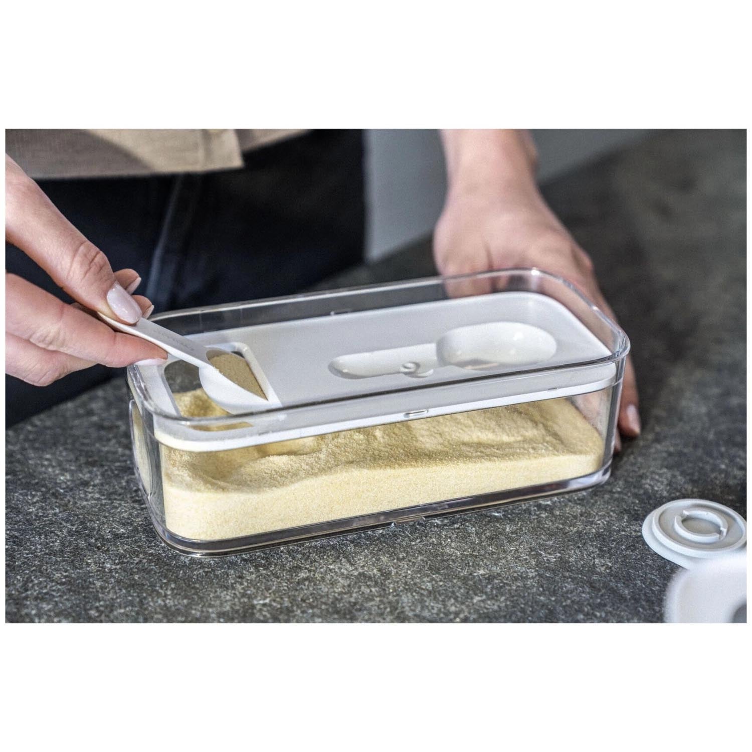 6-teiliges Fresh & Save CUBE Starter Set M von Zwilling: Vakuum-Frischhaltesystem für längere Frische und stilvolle Aufbewahrung.