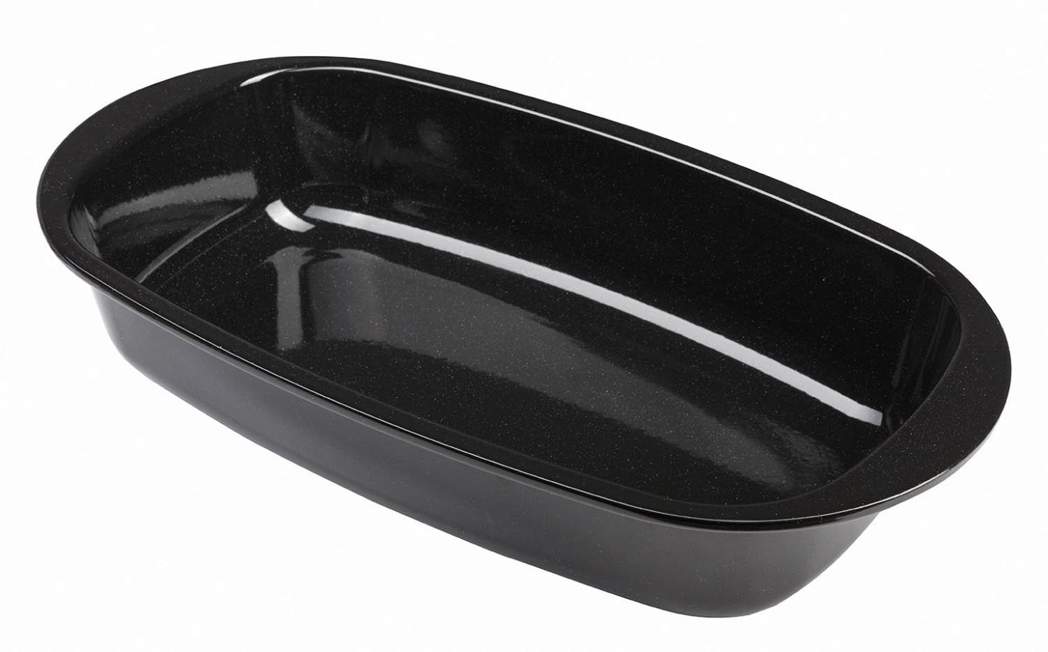 Brotbackform Emaille, L 32cm in Schwarz präsentiert im Onlineshop von KAQTU Design AG. Backform / Backblech ist von Westmark