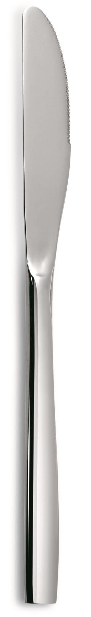 Q5 Lotus Tafelmesser 4mm in Silber präsentiert im Onlineshop von KAQTU Design AG. Besteck ist von Comas