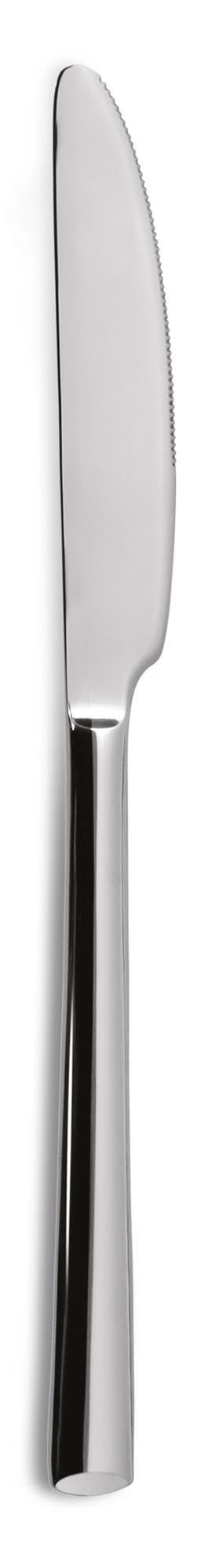 Q5 Lotus Dessertmesser 4mm in Silber präsentiert im Onlineshop von KAQTU Design AG. Besteck ist von Comas