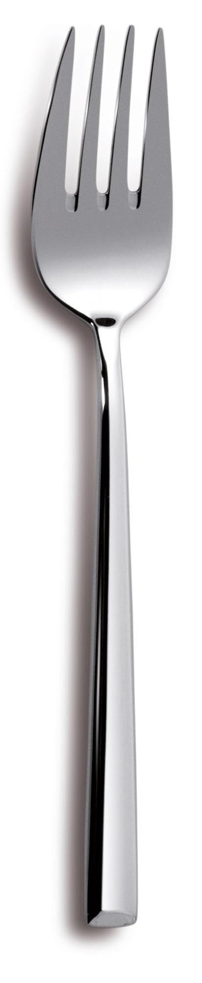 Q5 Lotus Kuchengabel 4mm in Silber präsentiert im Onlineshop von KAQTU Design AG. Besteck ist von Comas