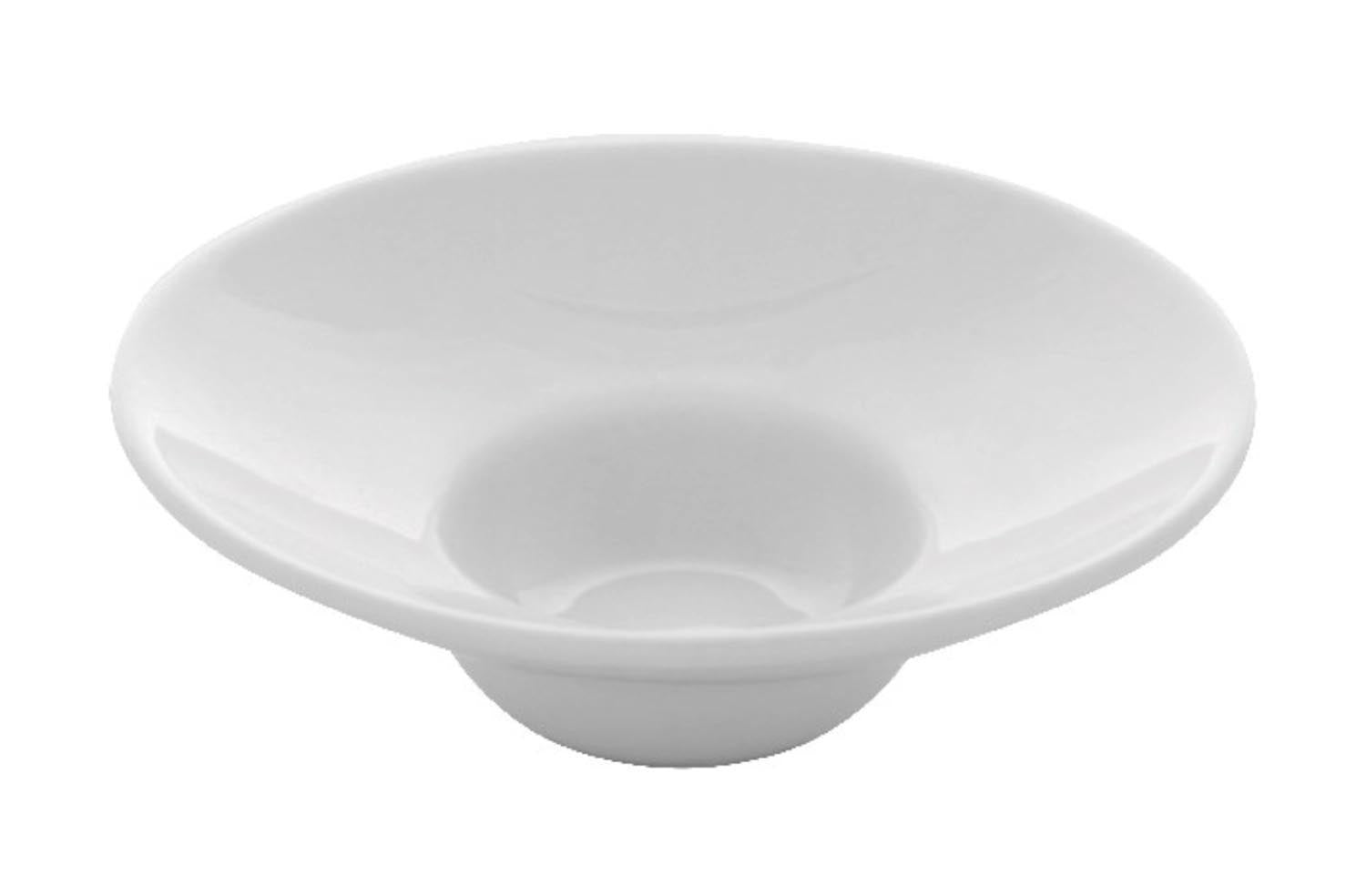 Finger Food Mini Pasta Teller 10x2.5cm H1.6cm in Weiss präsentiert im Onlineshop von KAQTU Design AG. Teller ist von Royale