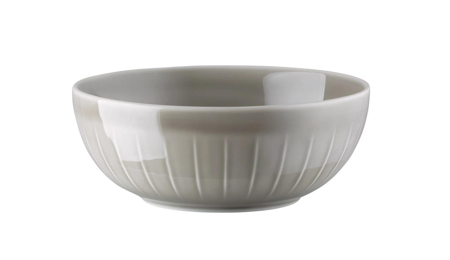 Joyn grau Suppenschale 14cm in Silber präsentiert im Onlineshop von KAQTU Design AG. Schale ist von Rosenthal