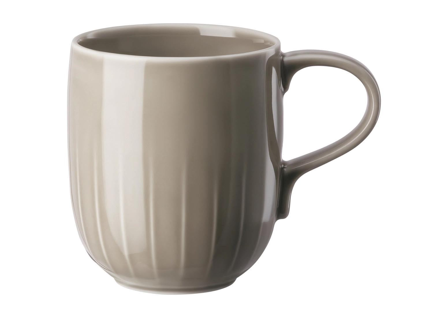 Joyn grau Becher mit Henkel 0.42 L, 8.5x10cm in Silber präsentiert im Onlineshop von KAQTU Design AG. Espressotassen ist von Rosenthal