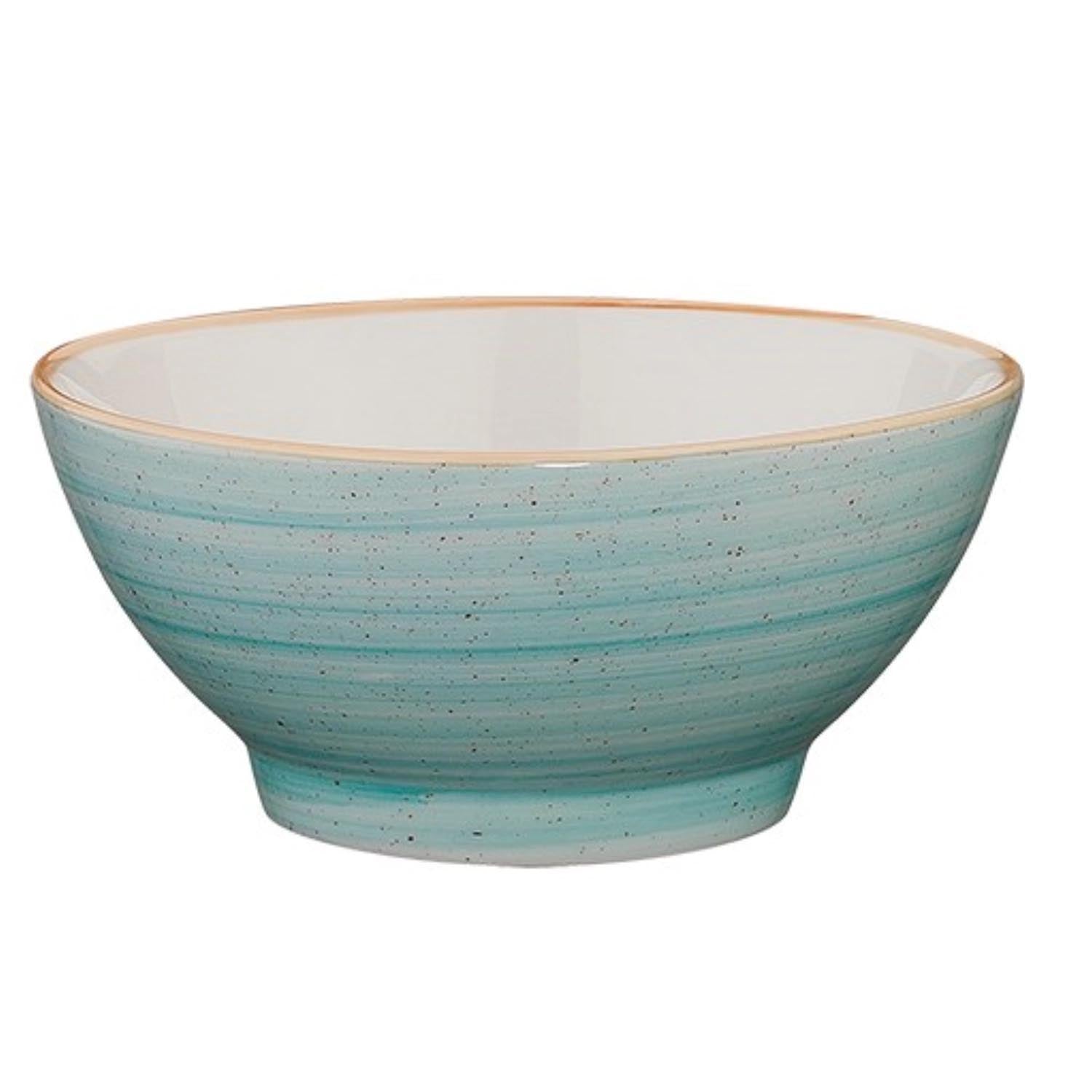 Aura Aqua Rita Schale mit Fuss D12cm 290ml in Blau präsentiert im Onlineshop von KAQTU Design AG. Schale ist von Bonna