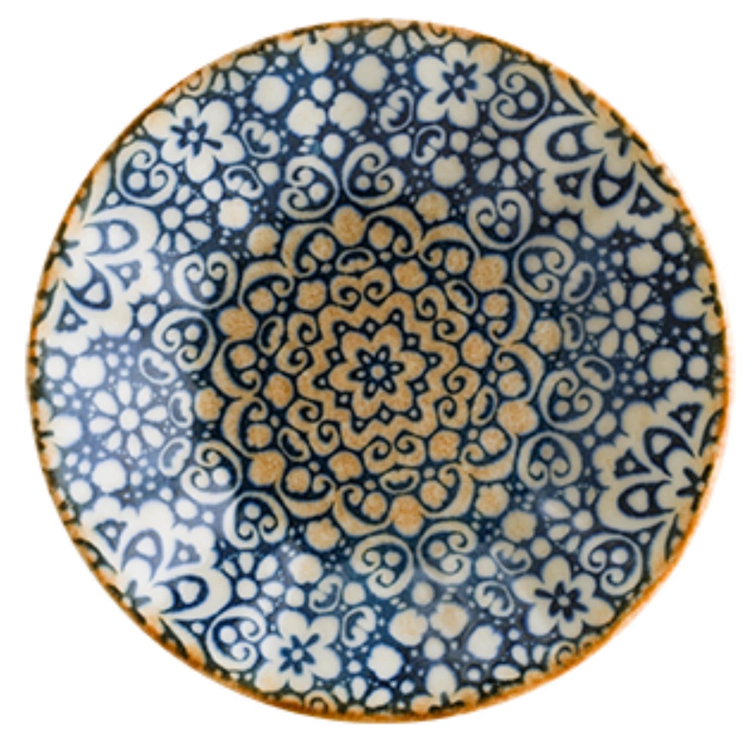 Alhambra Rita Degustationsteller D11cm in Blau präsentiert im Onlineshop von KAQTU Design AG. Teller ist von Bonna
