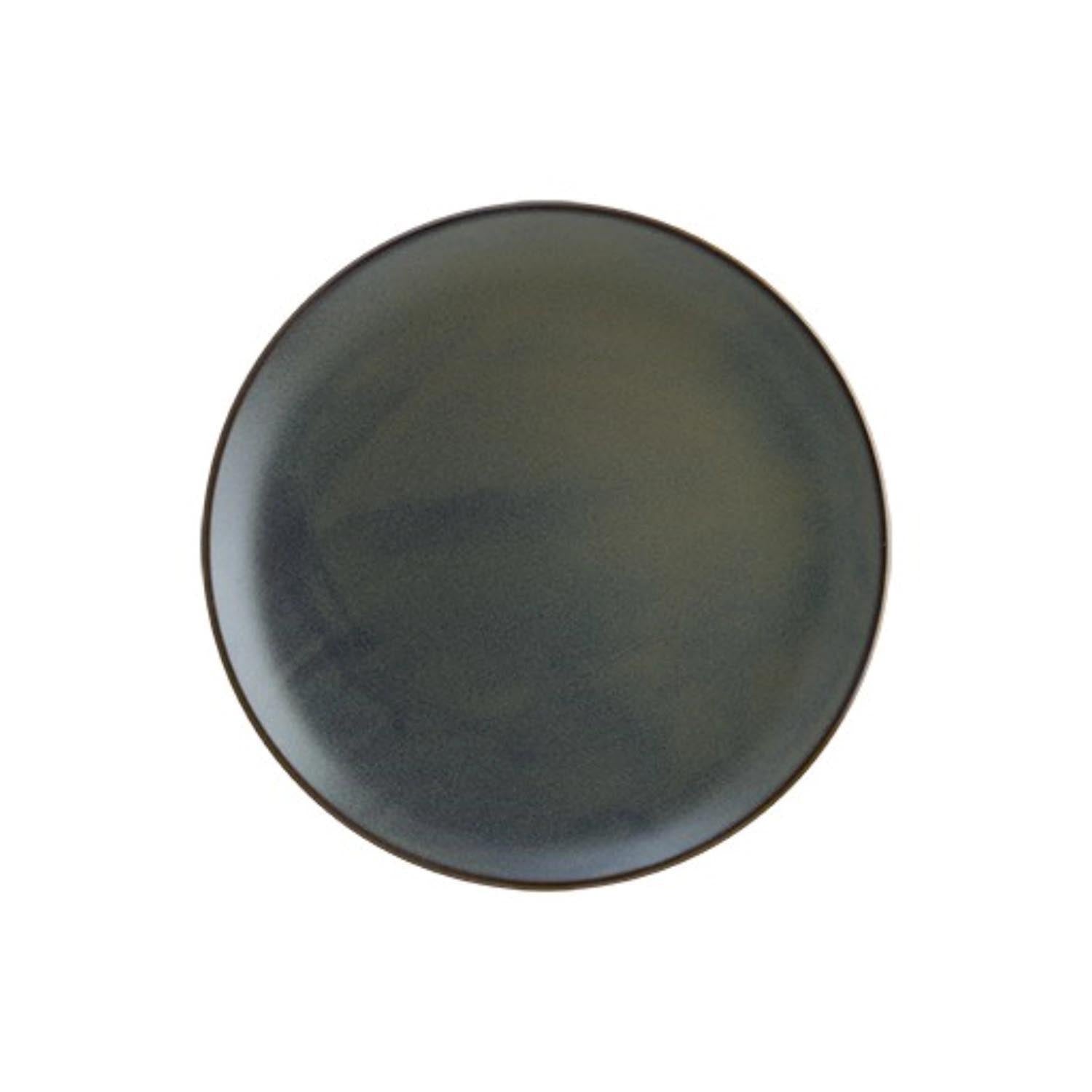 Gloire Gourmet Teller flach 23cm in Grau präsentiert im Onlineshop von KAQTU Design AG. Teller ist von Bonna