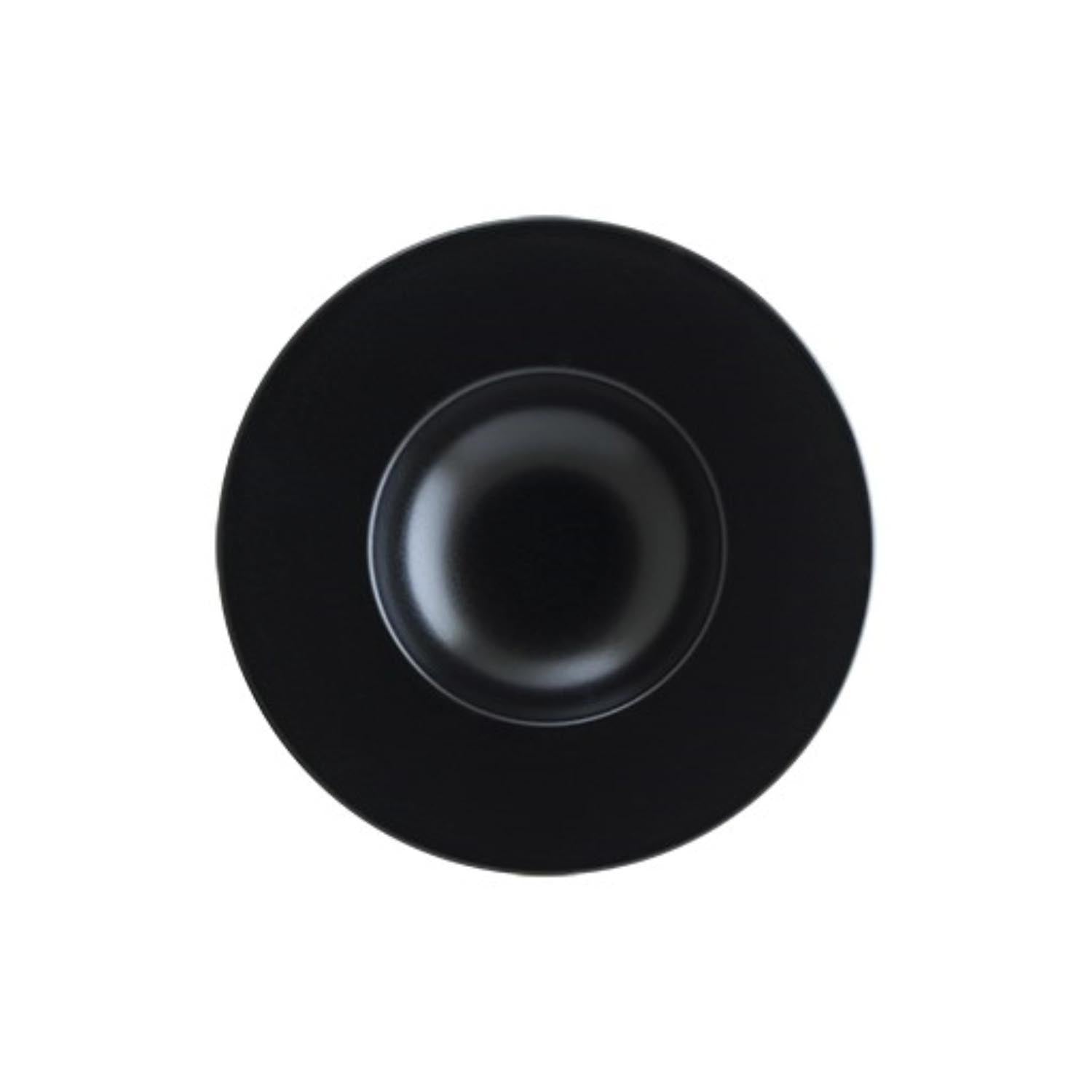 Notte Banquet Teller tief D28cm 400ml in Schwarz präsentiert im Onlineshop von KAQTU Design AG. Teller ist von Bonna