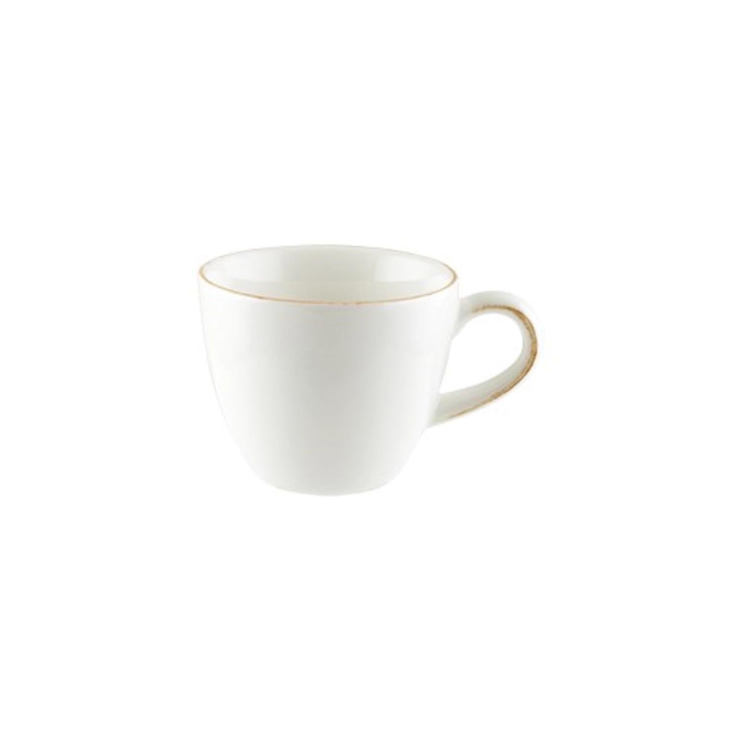 Retro Tawny Rita Espressotasse 80ml in Weiss präsentiert im Onlineshop von KAQTU Design AG. Espressotassen ist von Bonna