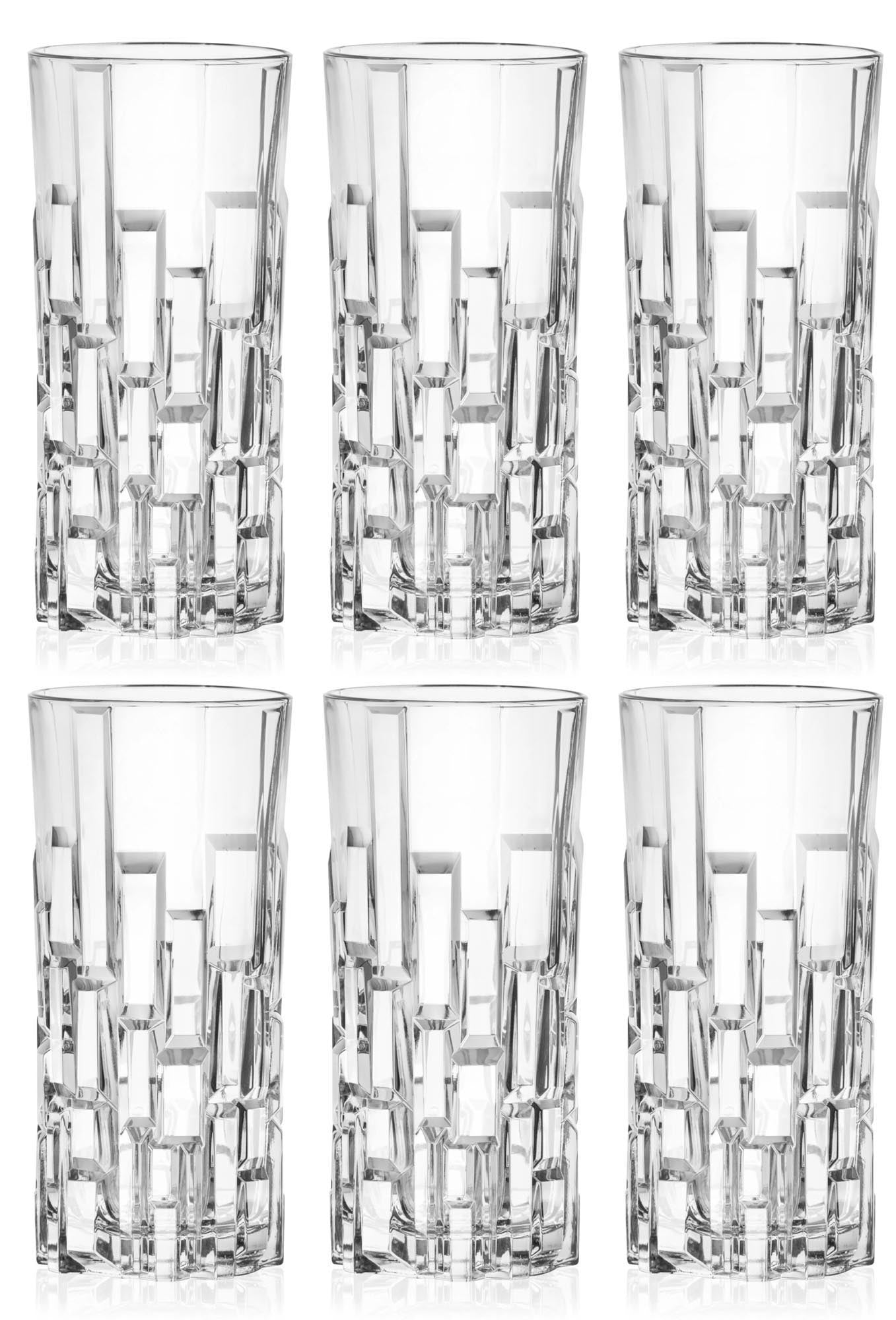 6er Set Etna Hb Becher Ø6.9 H15 cm, 34cl in Transparent präsentiert im Onlineshop von KAQTU Design AG. Glas ist von RCR