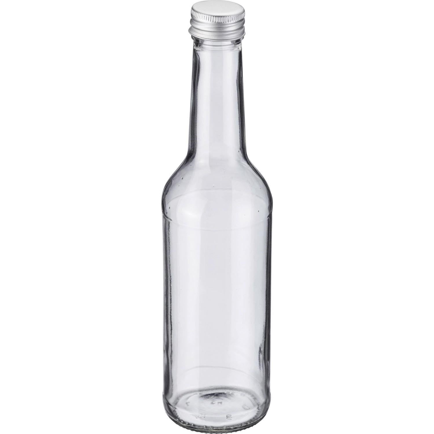 Gradhalsflasche 350ml, m. 28 mm Schraubdeckel in Transparent präsentiert im Onlineshop von KAQTU Design AG. Aufbewahrungsbehälter ist von Westmark