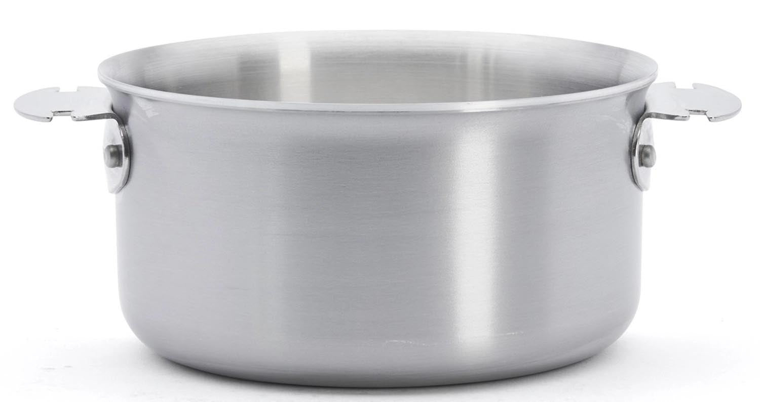Eleganter Alchimy Loqy Topf aus Edelstahl, 18 cm, ideal für Kochen und Braten, langlebig und hochwertig.