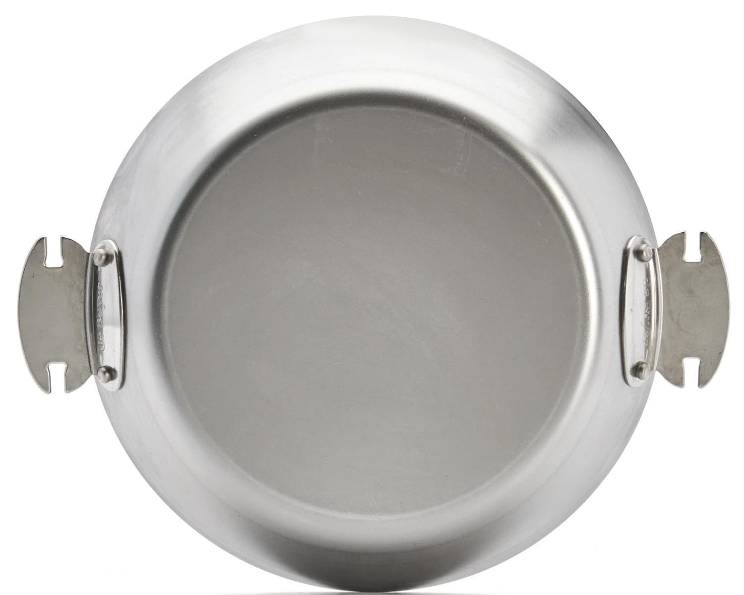 Hochwertige Mineral B Stahlpfanne, 24 cm, ideal für gesundes Braten, langlebig, nachhaltig und für alle Herdarten geeignet.