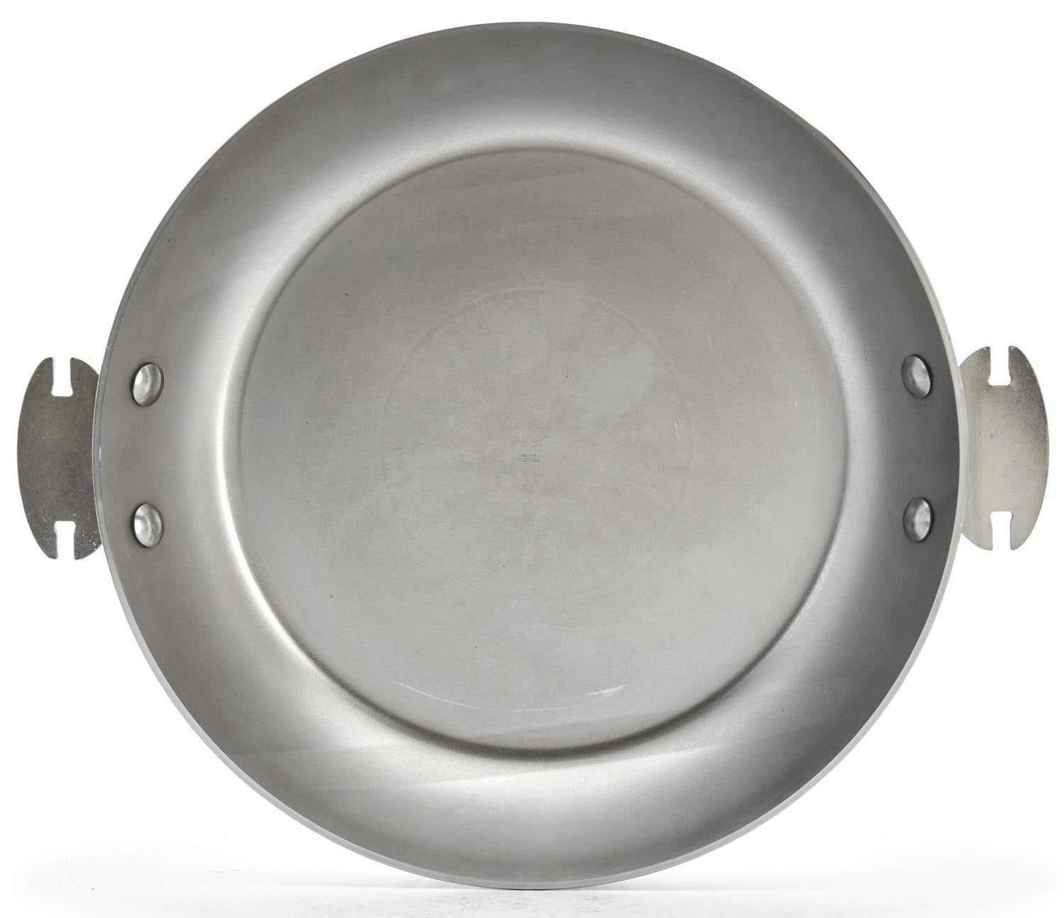 Die de Buyer Mineral B Loqy Bratpfanne aus Stahl, 28 cm, bietet exzellente Brateigenschaften und ist robust sowie umweltfreundlich.