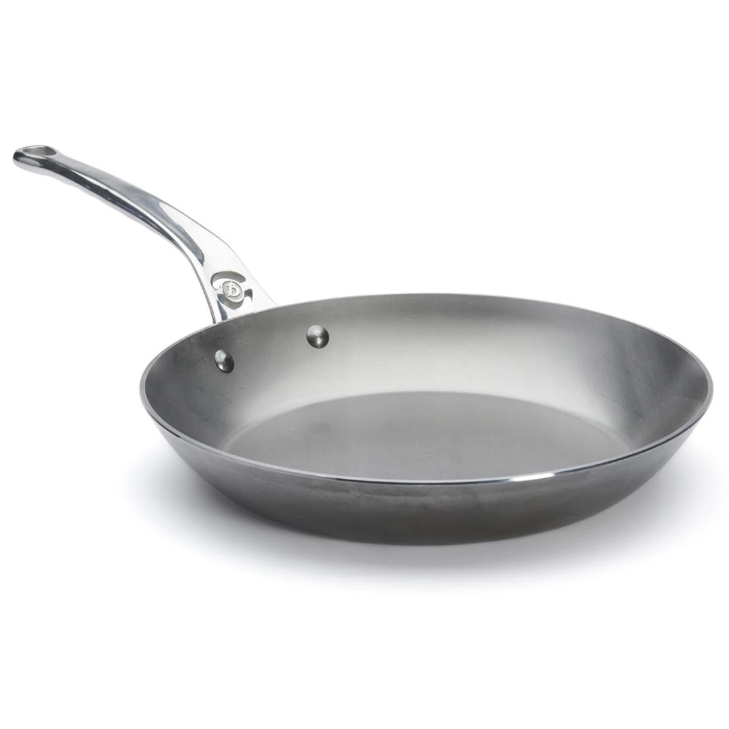 Mineral B Pro Eisenbratpfanne D28cm Induktion in Silber präsentiert im Onlineshop von KAQTU Design AG. Bratpfanne ist von de Buyer