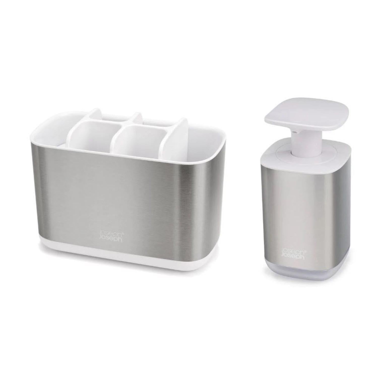 Promo Bad Bundle 2tlg. in Weiss präsentiert im Onlineshop von KAQTU Design AG. Küchenhelfer ist von Joseph Joseph