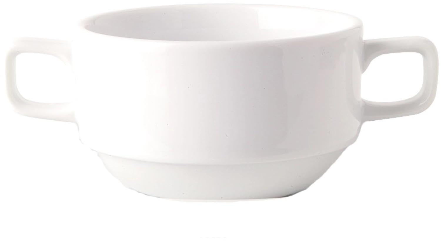 Elegantes 6er Set Uni 09 Suppen-Obertassen, 0.28l, von Royal Porcelain. Perfekt für stilvolles Servieren von Suppen.