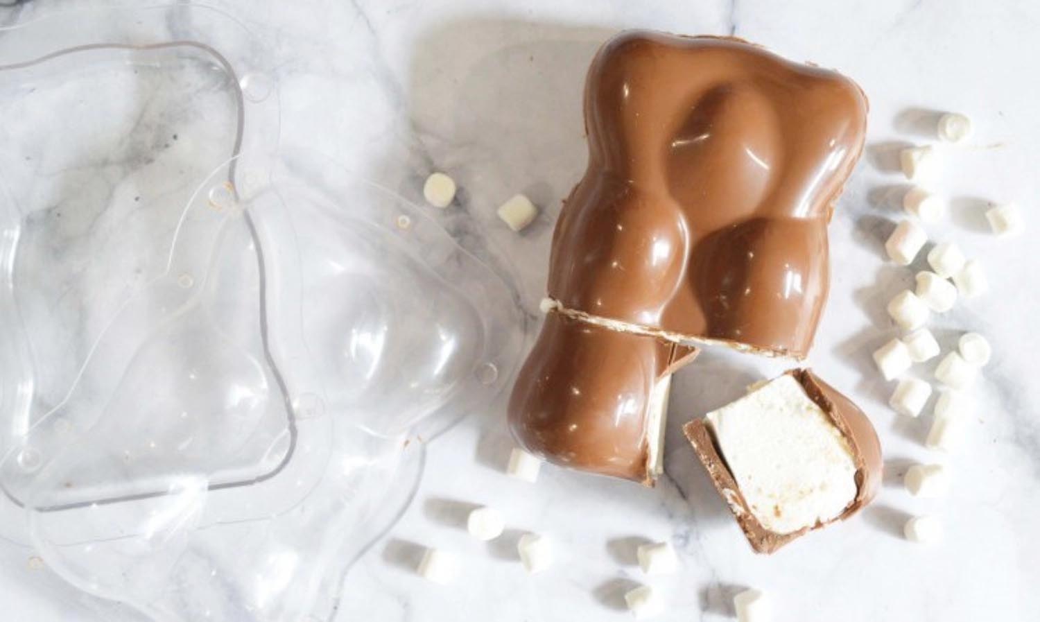 3D-Schokoladenform von Scrap Cooking: Gestalten Sie süsse Schoko-Bärchen für kreative Desserts und originelle Schokoladenkreationen.