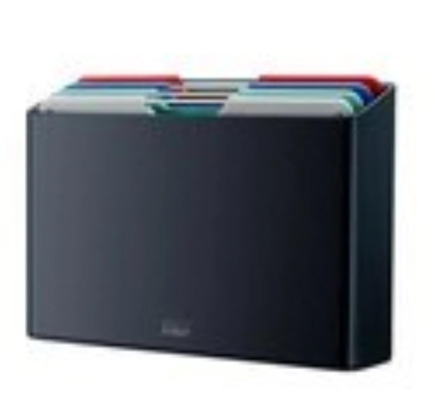 Folio Schneidebrett-Set 4tlg. regulär graphit/coast in Silber präsentiert im Onlineshop von KAQTU Design AG. Schneidbrett ist von Joseph Joseph