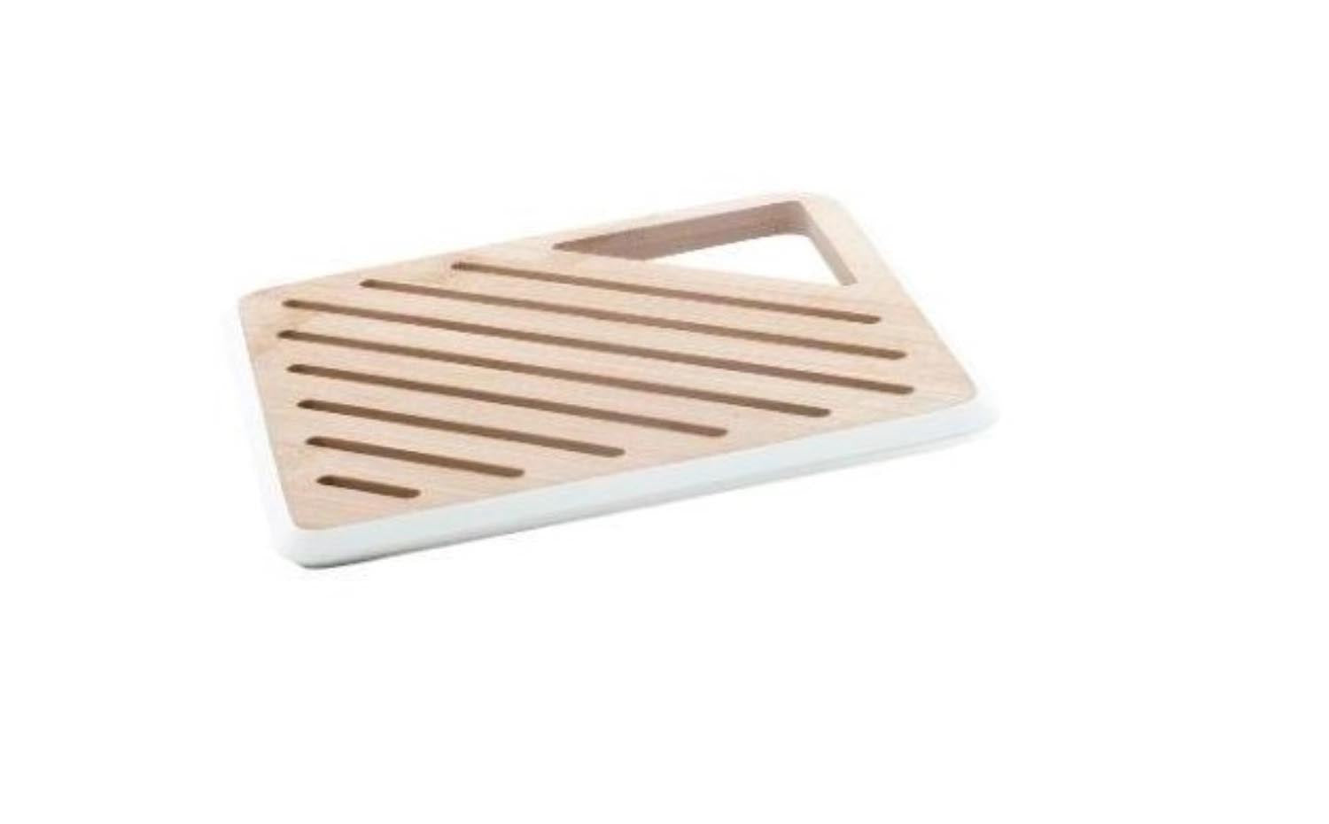 Eleganter Bambus-Untersetzer von Pebbly, 20x20cm, in Cream. Perfekt für stilvollen Schutz Ihrer Oberflächen.