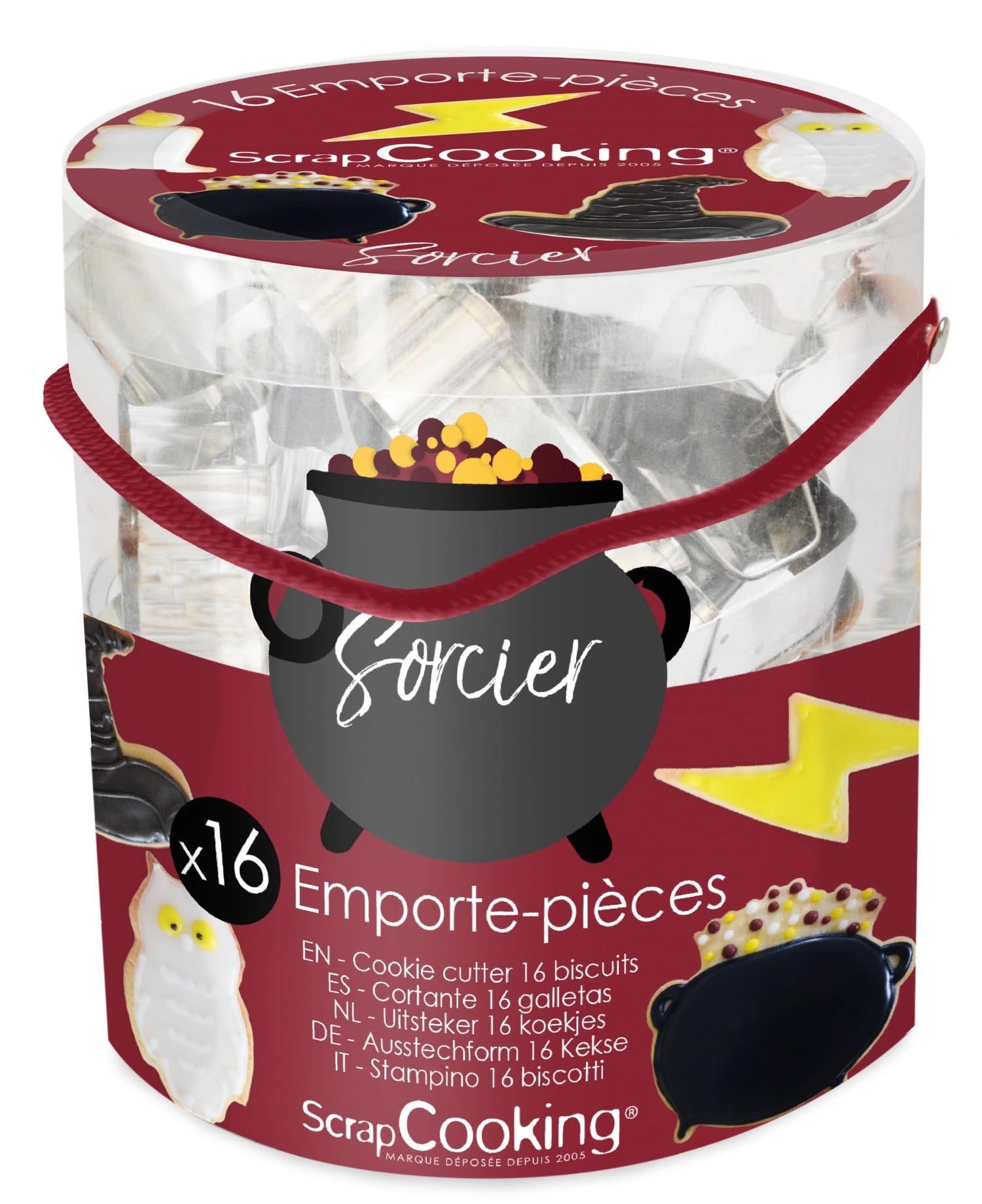 16-tlg. Set Ausstecher Zauberei in Silber präsentiert im Onlineshop von KAQTU Design AG. Ausstecher ist von Scrap Cooking