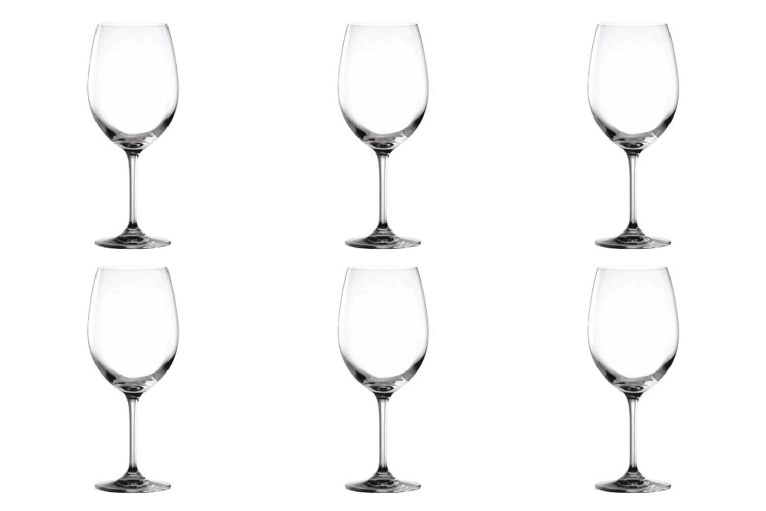Stölzle 6er Set Bordeaux-Pokale, 640ml, 229mm hoch, stilvolle Rotweingläser für besondere Anlässe und genussvolle Abende.