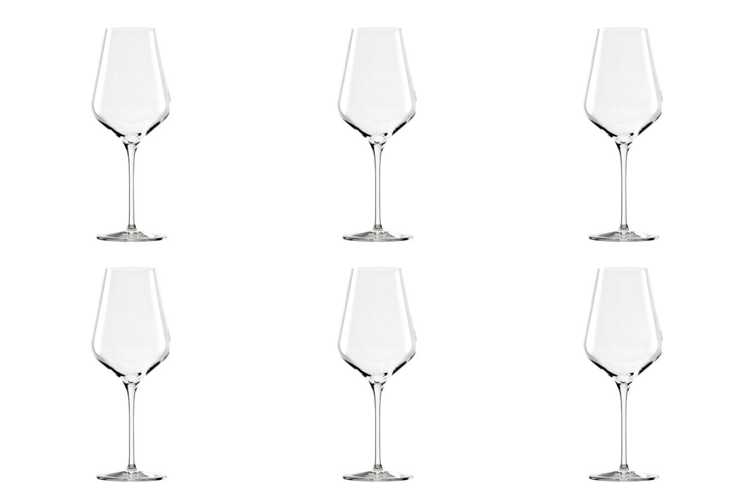 6er Set Quatrophil Rotweinkelch 568ml H: 250mm in Transparent präsentiert im Onlineshop von KAQTU Design AG. Glas ist von Stölzle