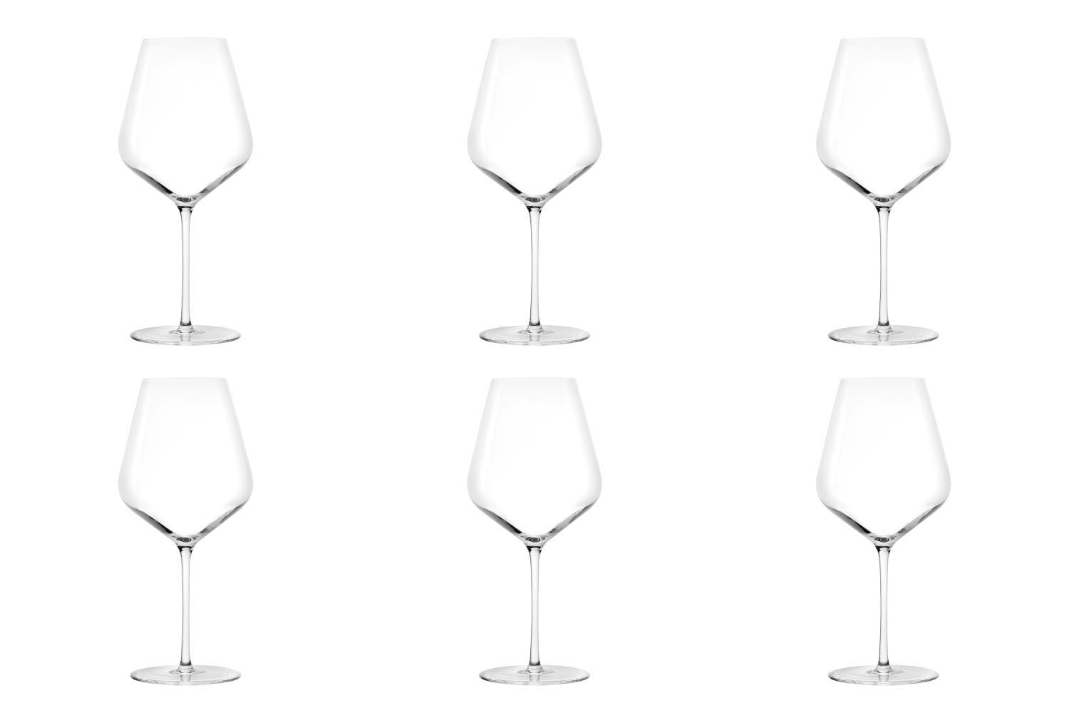 6er Set STARlight Burgunderkelch Burgundy H 24.8 cm; 82 cl in Transparent präsentiert im Onlineshop von KAQTU Design AG. Glas ist von Stölzle