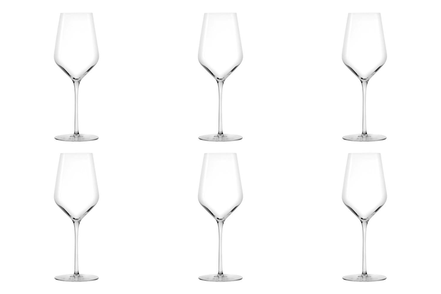 6er Set STARlight Weissweinkelch White Wine H 22.5 cm; 41 cl in Transparent präsentiert im Onlineshop von KAQTU Design AG. Glas ist von Stölzle
