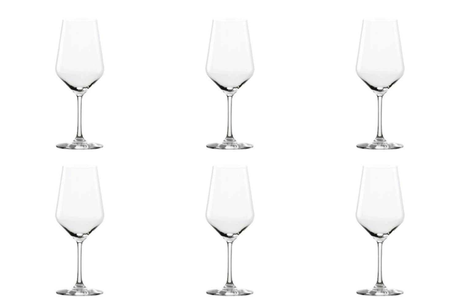 Stilvolles 6er Set Revolution Rotweinkelche von Stölzle, 490ml, H: 225mm, perfekt für Rotwein, modernes Design für genussvolle Momente.