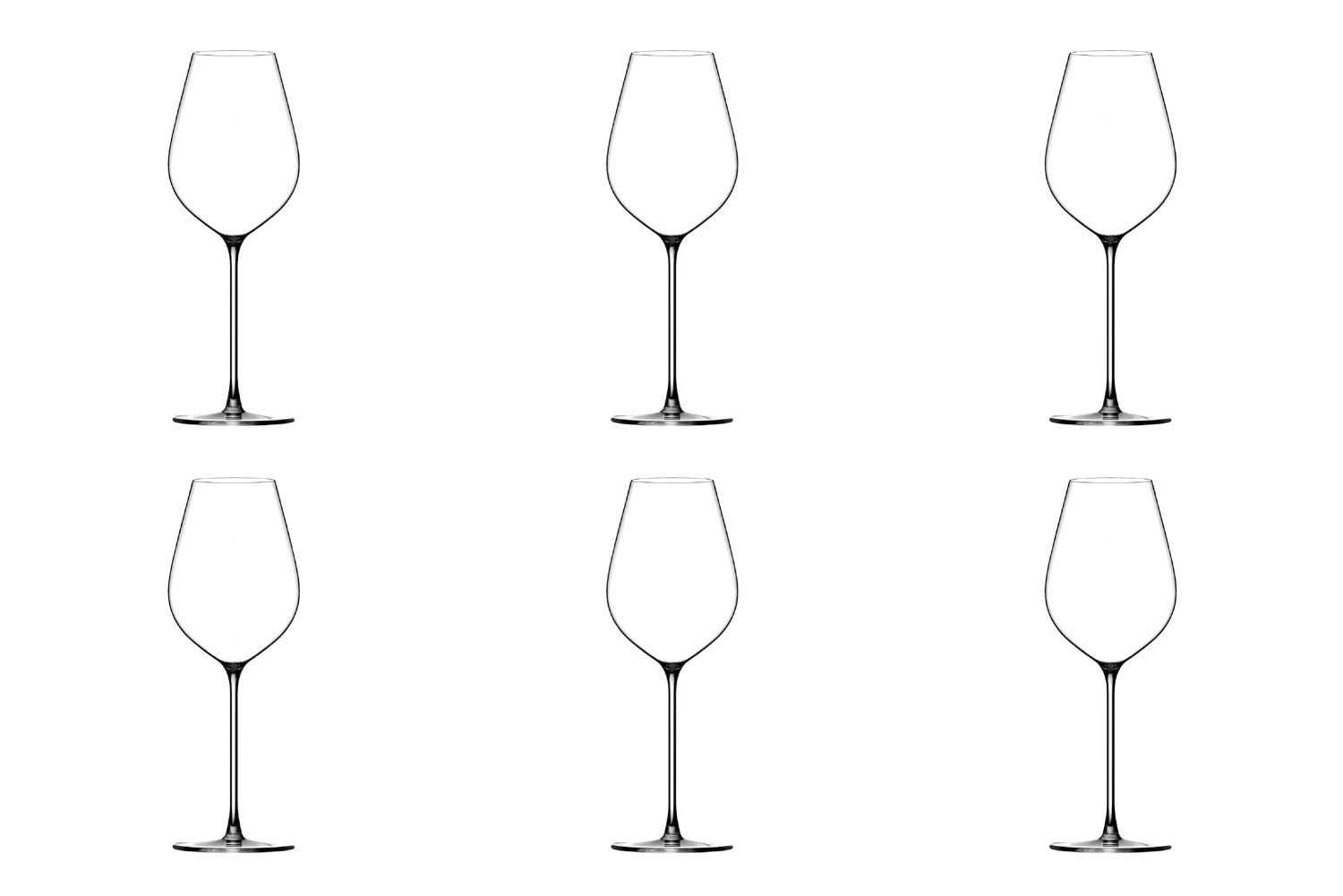 6er Set Basset Hommage Universalglas 45cl in Transparent präsentiert im Onlineshop von KAQTU Design AG. Glas ist von Lehmann Glass