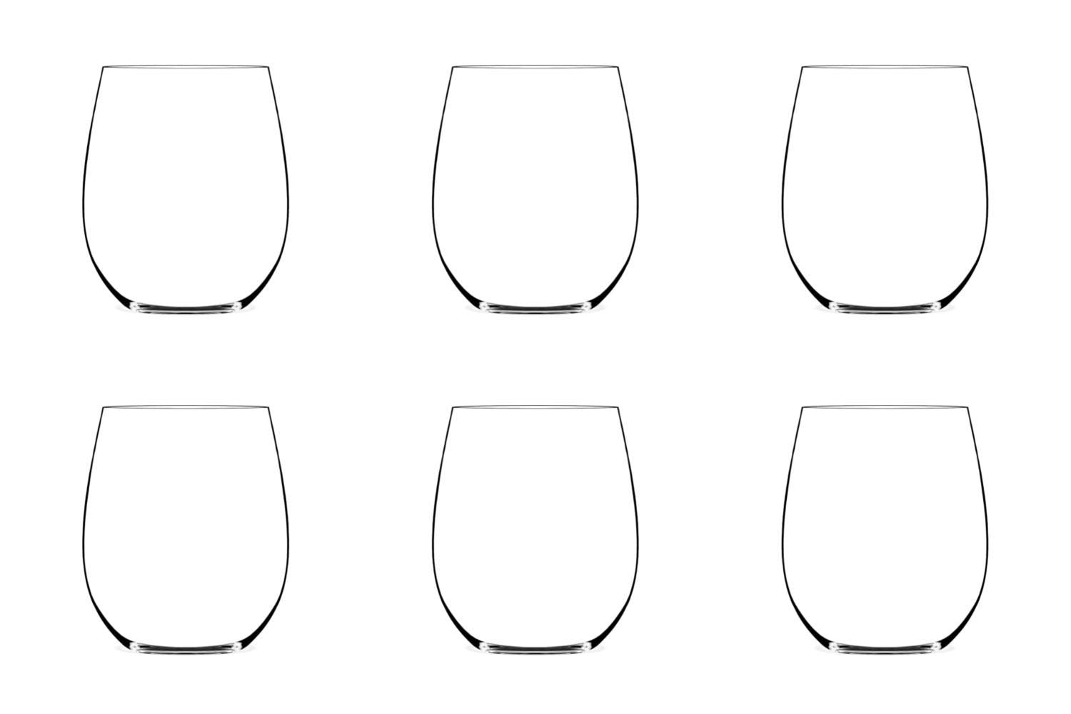 6er Set A. Lallement N7 Wasserglas 36cl in Transparent präsentiert im Onlineshop von KAQTU Design AG. Glas ist von Lehmann Glass