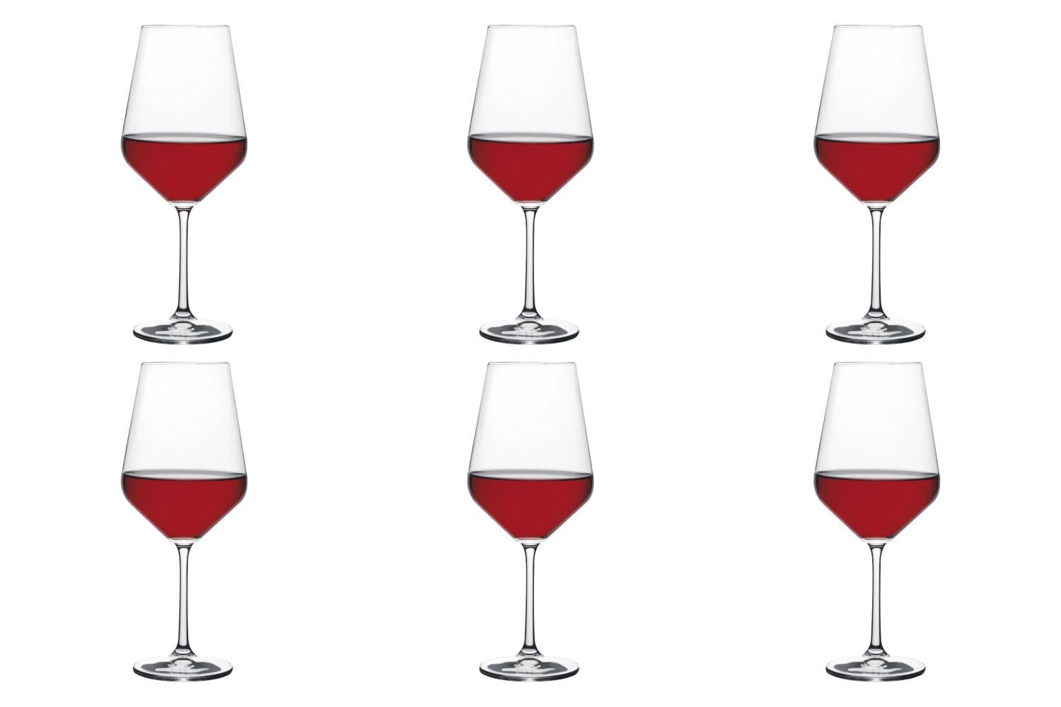 6er Set Harmony 53 Rotwein 51.2cl, 1 dl /-/ geeicht, 22.3cm in Transparent präsentiert im Onlineshop von KAQTU Design AG. Glas ist von Rastal