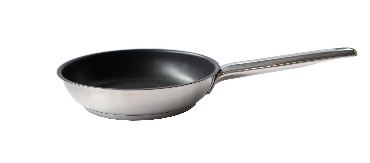 Resto 3 Duraslide Bratpfanne 26cm in Silber präsentiert im Onlineshop von KAQTU Design AG. Bratpfanne ist von Demeyere