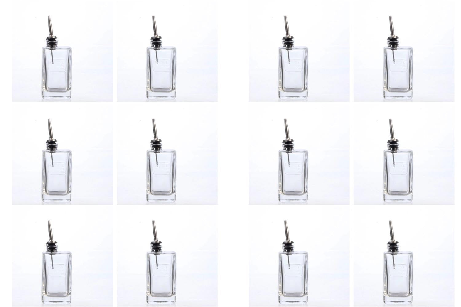 12er Set Optima Oelflasche 0 25l mit Ausgiesser in Transparent präsentiert im Onlineshop von KAQTU Design AG. Trinkflasche ist von Maison Truffe