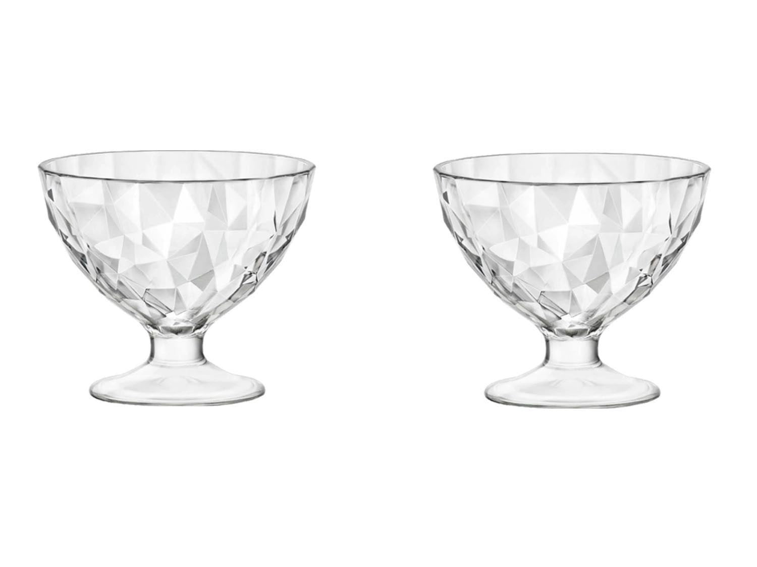 2er Set Coupe Diamond transparent 36cl in Transparent präsentiert im Onlineshop von KAQTU Design AG. Besteck ist von Maison Truffe