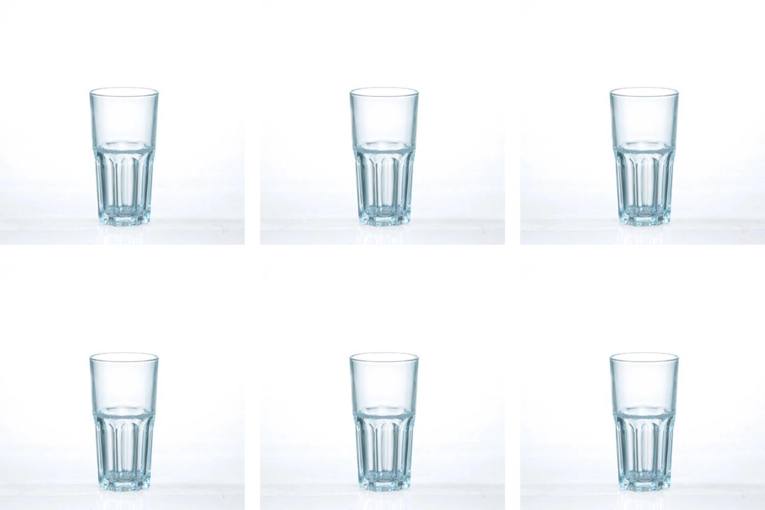 6er Set Granity Longdrinkbecher 31cl 2 5dl geeicht in Transparent präsentiert im Onlineshop von KAQTU Design AG. Glas ist von Maison Truffe