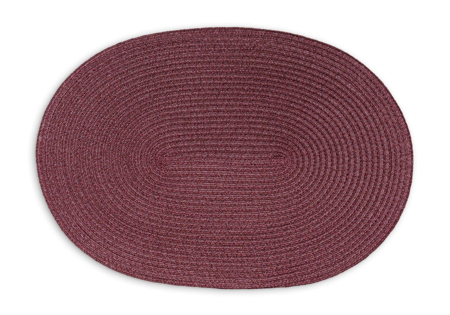 Tischset oval, weinrot in Rot präsentiert im Onlineshop von KAQTU Design AG. Tischset ist von Continenta