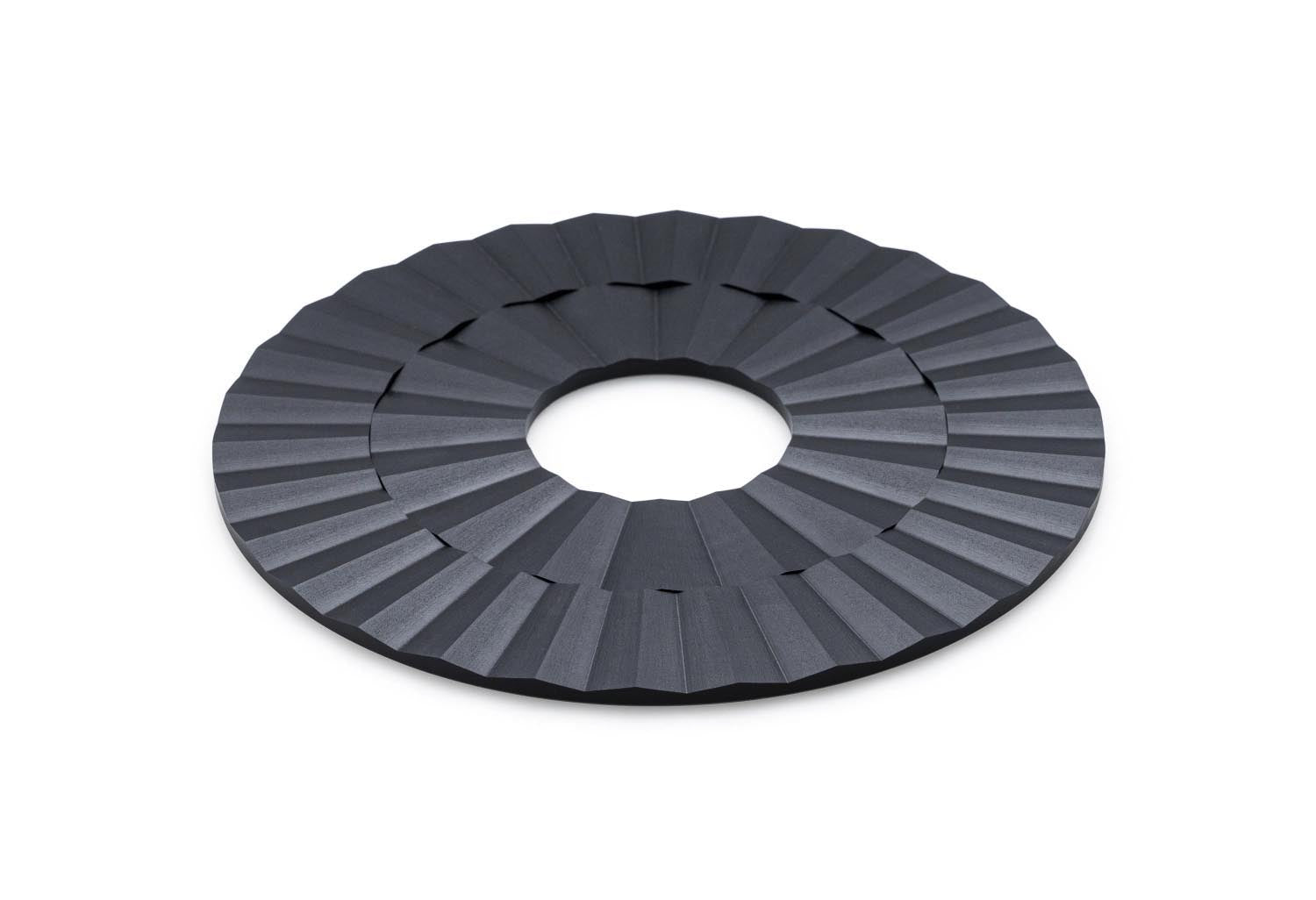 Untersetzer Set rund, Duracore D:20cm in Silber präsentiert im Onlineshop von KAQTU Design AG. Kochbesteck ist von Continenta