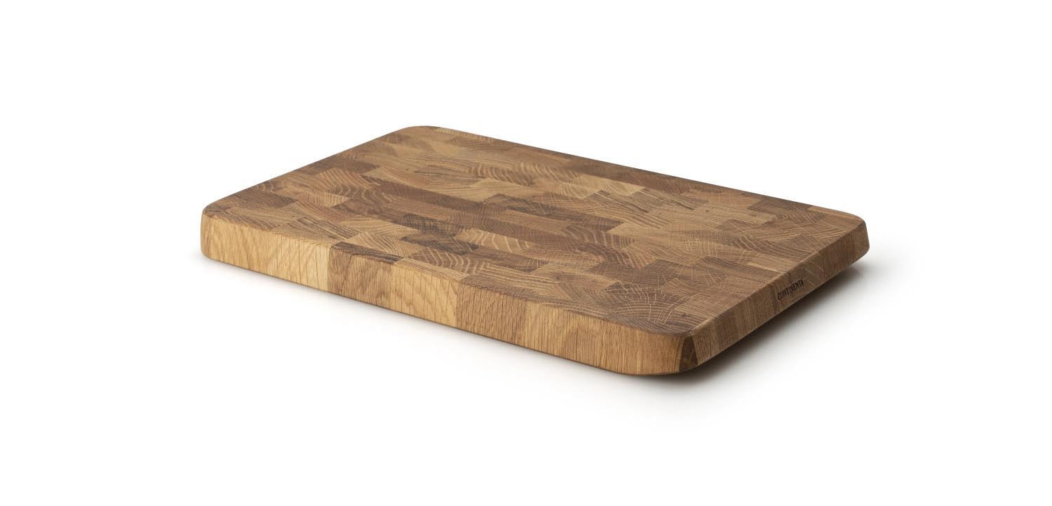 Schneidebrett Eiche Stirnholz 38x25x3cm in Braun präsentiert im Onlineshop von KAQTU Design AG. Schneidbrett ist von Continenta