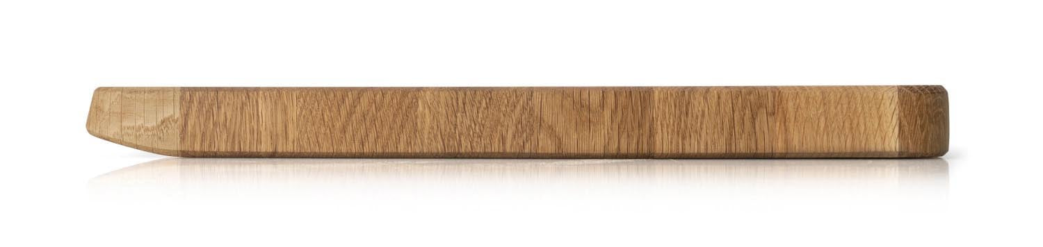 Hochwertiges Schneidebrett aus Eichen-Stirnholz, 38x25x3cm, langlebig, messerschonend, ideal für Küche und Zubereitung.