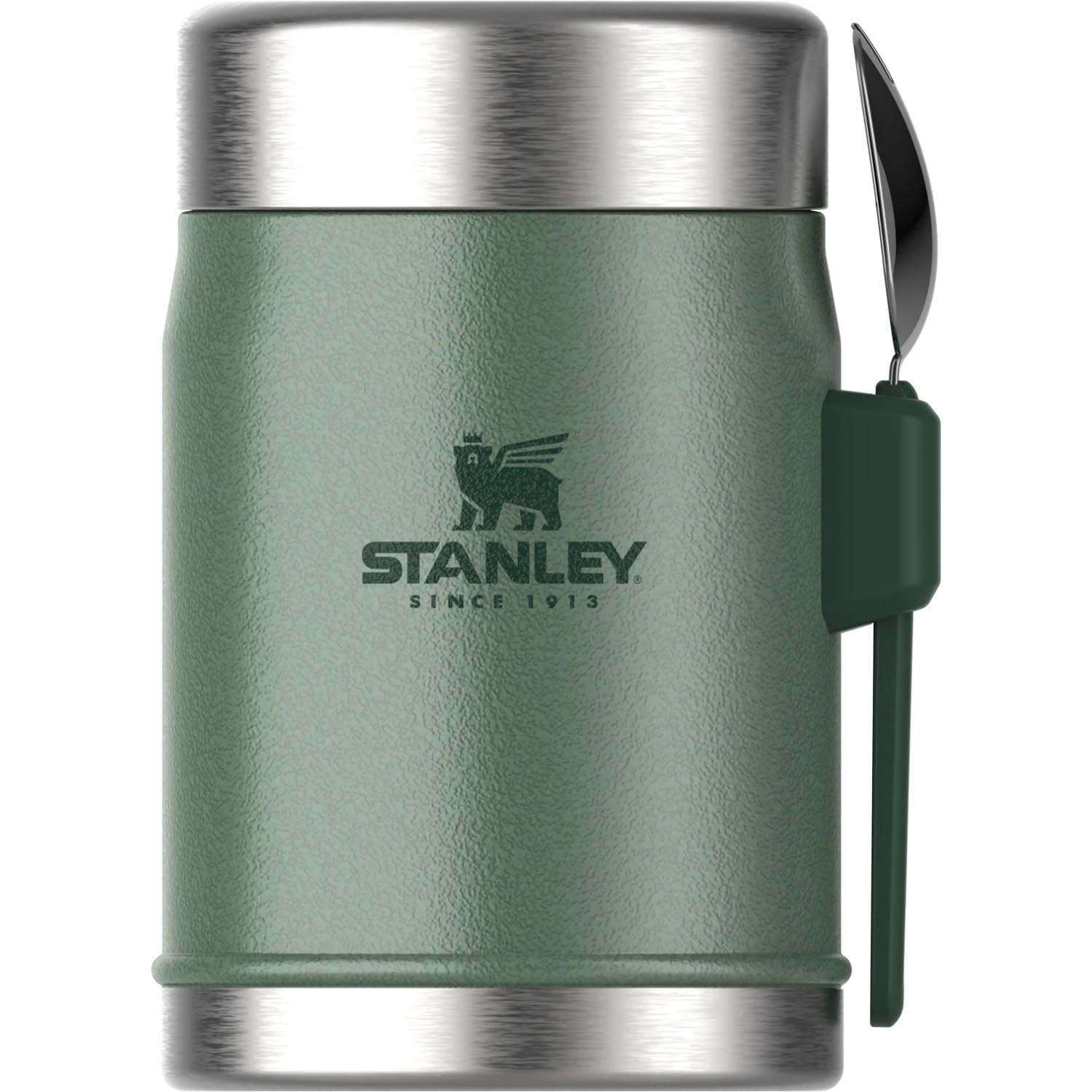 Legendary Food Jar + Spork 0.4l hammertone green in Grün präsentiert im Onlineshop von KAQTU Design AG. Trinkflasche ist von Stanley