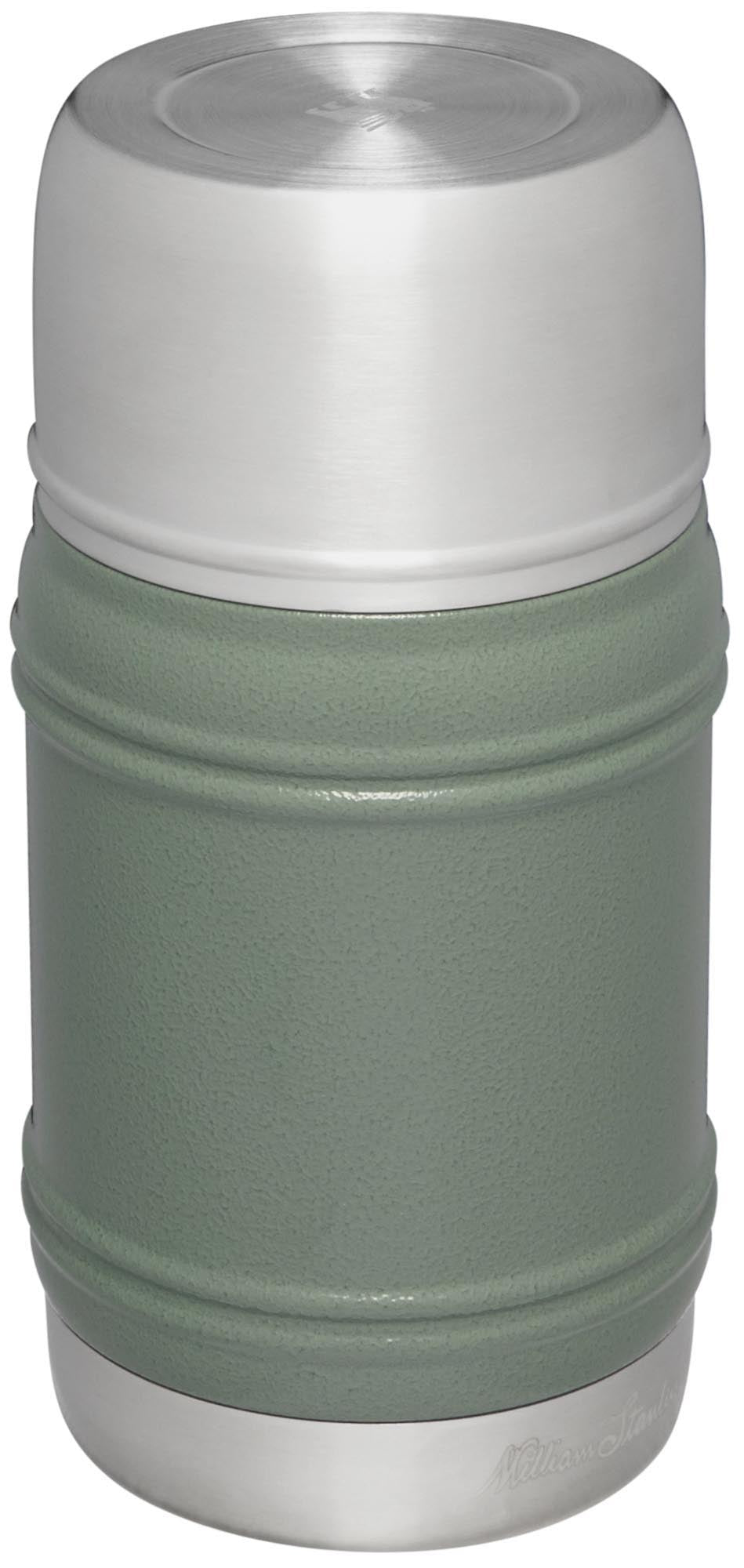 Der Stanley Artisan Thermobehälter 0.5l in Hammertone Green hält Speisen warm oder kalt, ideal für unterwegs und Outdoor-Abenteuer.