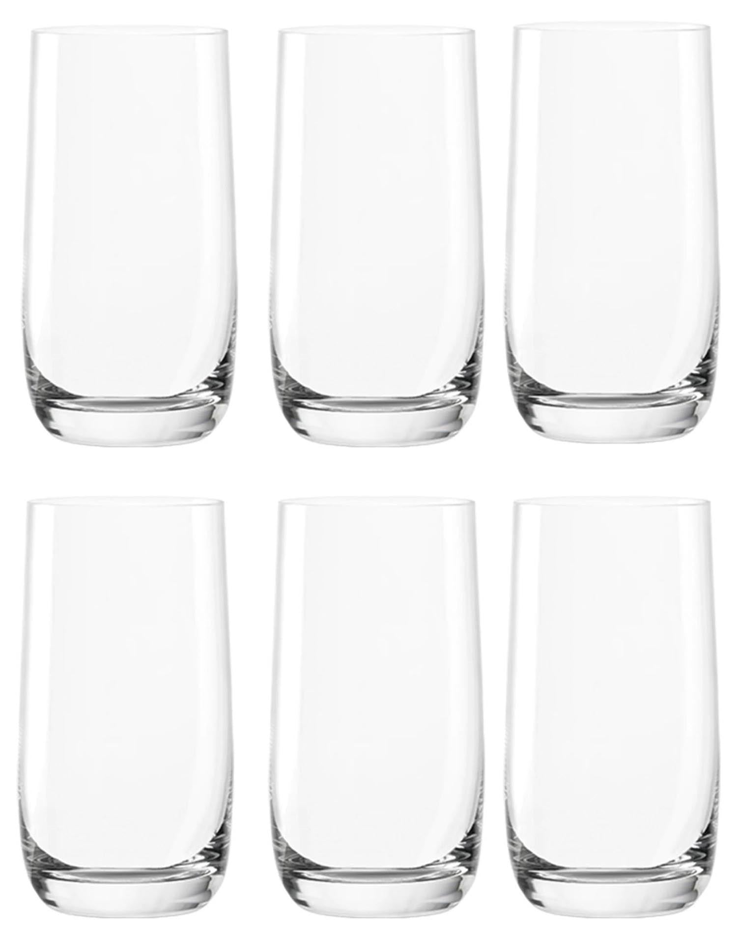 Stölzle 6er Set Saftgläser, 315ml, Höhe 124mm, perfekt für erfrischende Getränke und stilvolles Servieren im Alltag.
