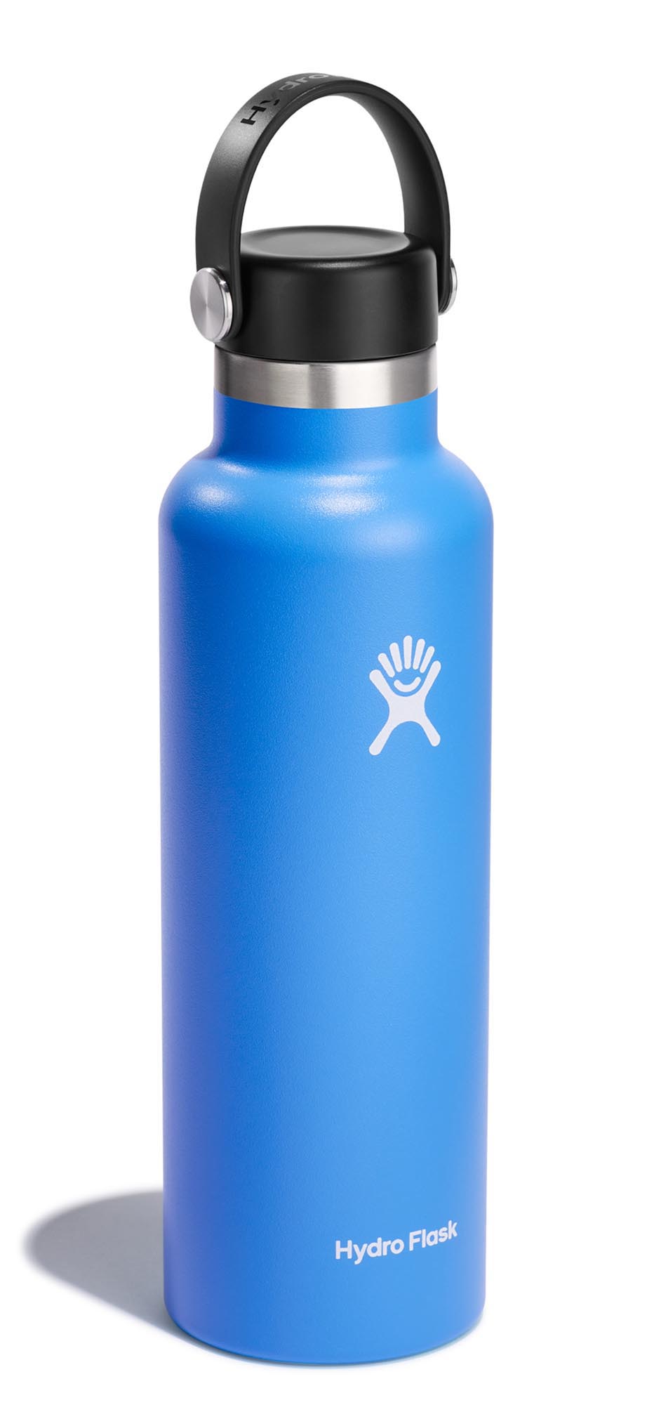 Stylische Hydro Flask Trinkflasche mit 620ml und Flex Deckel in lebhaftem Blau, ideal für unterwegs und umweltfreundlich.