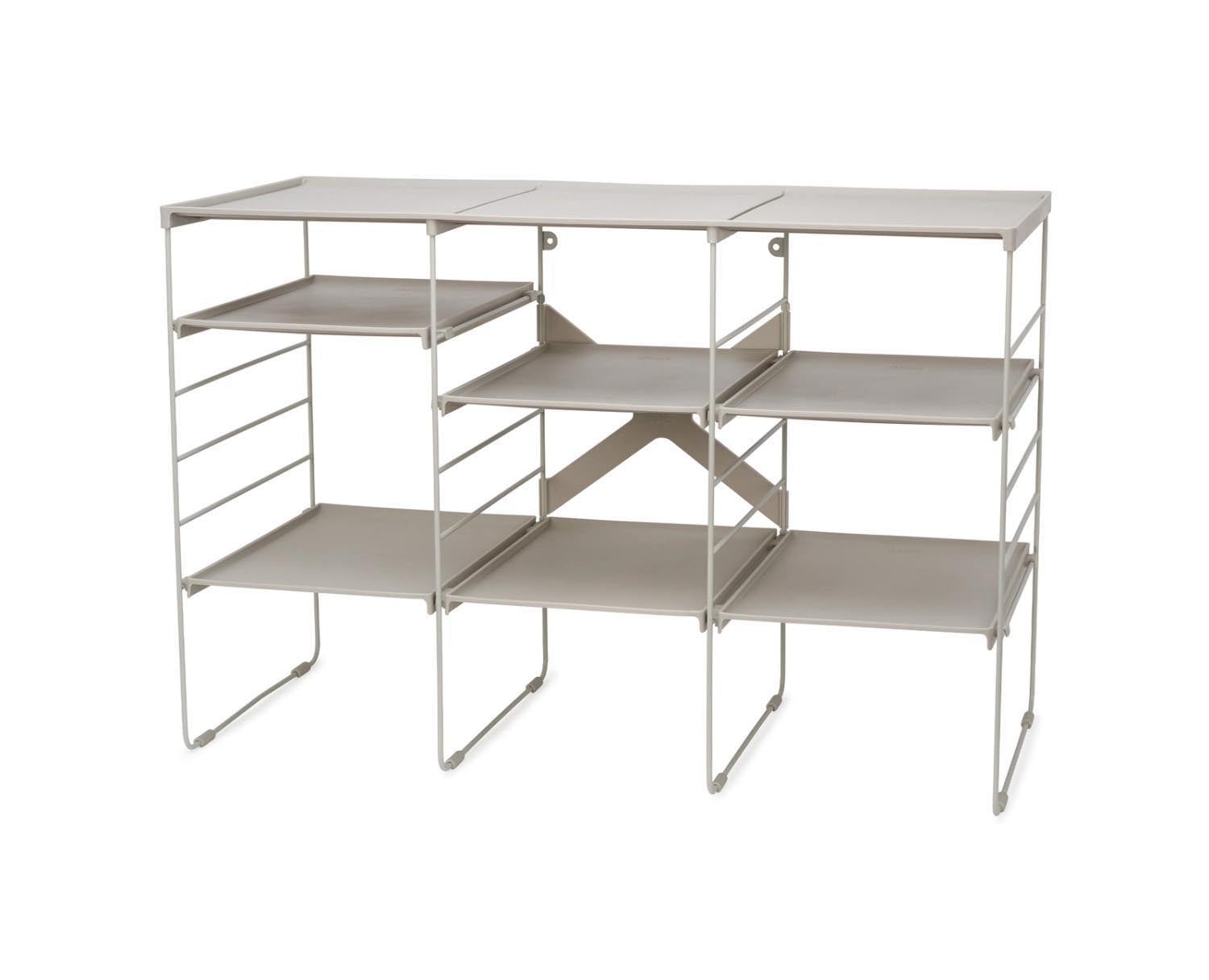 Drehtürenschrank 4türig in Anthrazit mit Zubehör, modern und funktional, ideal für stilvolle Aufbewahrungslösungen.