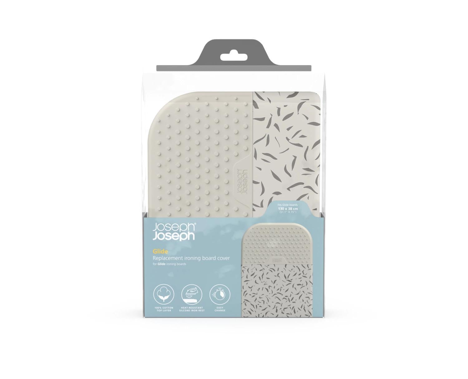 Glide Bügelbrettbezug ecru in Beige präsentiert im Onlineshop von KAQTU Design AG. Haushaltshilfen ist von Joseph Joseph