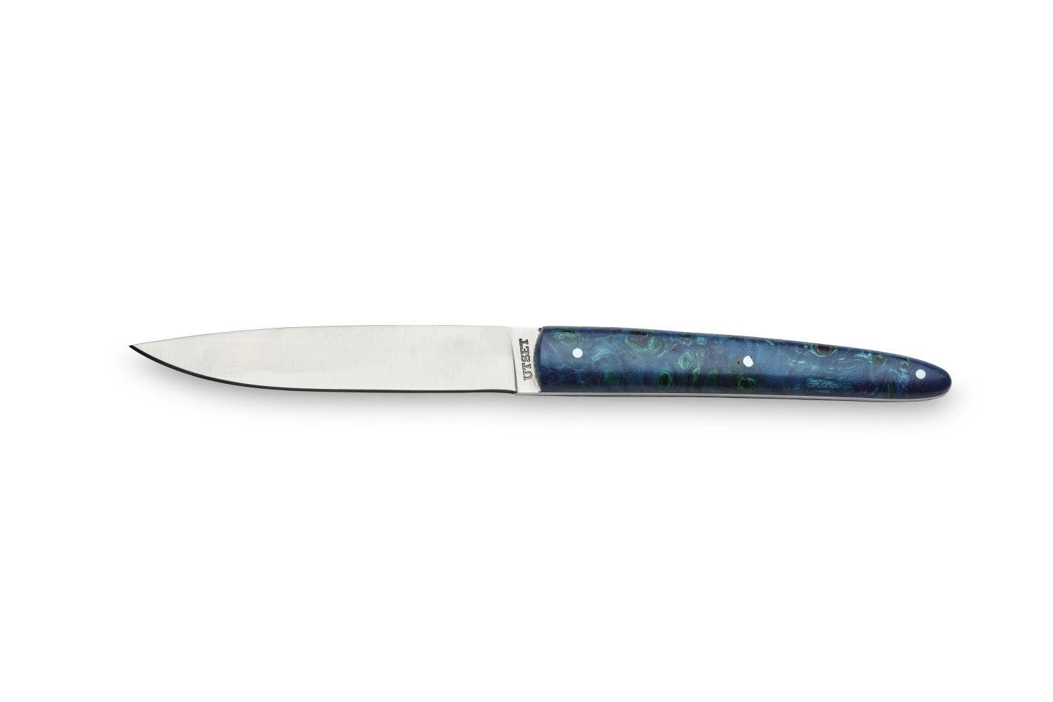 Utset Steakmesser Blau in Blau präsentiert im Onlineshop von KAQTU Design AG. Küchenmesser ist von Comas