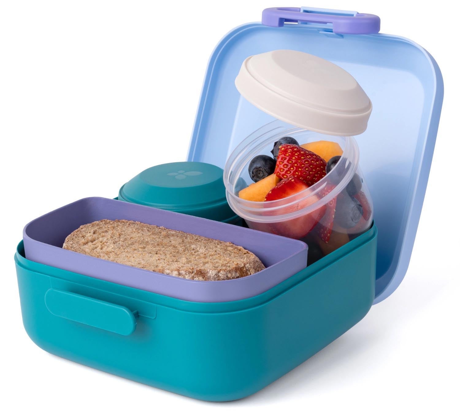 Die Rikko Lunchbox PP Lagoon Sky von Amuse ist eine stilvolle, umweltfreundliche Lösung für den Transport Ihrer Mahlzeiten.